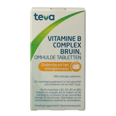 Teva Vitamine B complex bruin los 300 Tabletten