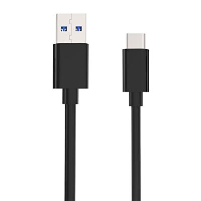 Ansmann USB-kabel USB 3.2 Gen1 (USB 3.0 / USB 3.1 Gen1) USB-A stekker, USB-C stekker 2.00 m Zwart Aluminium-stekker, TPE-mantel, Stekker past op beide manieren