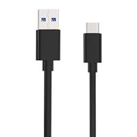 Ansmann USB-kabel USB 3.2 Gen1 (USB 3.0 / USB 3.1 Gen1) USB-A stekker, USB-C stekker 1.20 m Zwart Aluminium-stekker, TPE-mantel, Stekker past op beide manieren - thumbnail