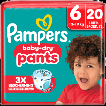 Pampers BabyDry Pants Luierbroekjes Maat 6, 20 Luierbroekjes bij Jumbo