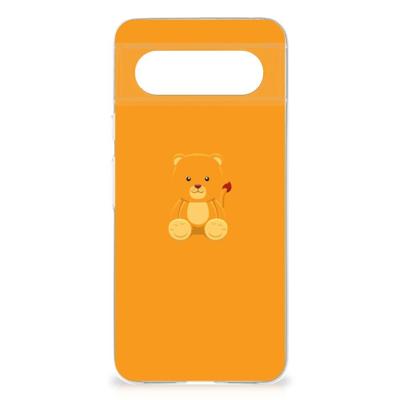 Google Pixel 8 Telefoonhoesje met Naam Baby Beer Google Pixel 8 Telefoonhoesje met Naam Baby Beer