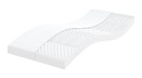 Schuimmatras 7 zones hardheid 20 ILD 80x210 cm wit - thumbnail