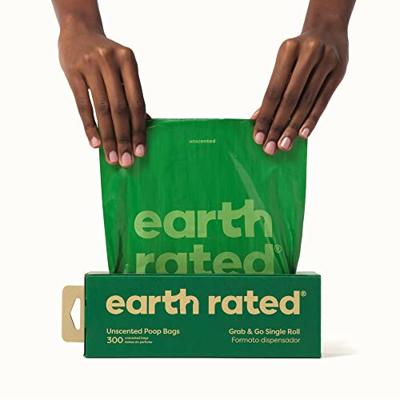 Hondetas Dispenser Earth Rated UNSCENTBIO300 Papier Plastic (300 uds) - thumbnail