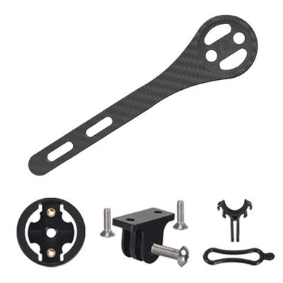 TOSEEK volledige Carbon Fiber weg fiets code tabel houder voor Bryton serie (matte)