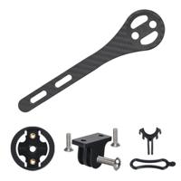 TOSEEK volledige Carbon Fiber weg fiets code tabel houder voor Bryton serie (matte) - thumbnail