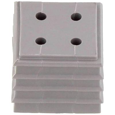 CONTA-CLIP KDS-DE 4X2-3 GR Afdichtingselement Thermoplastisch elastomeer Grijs 10 stuk(s)