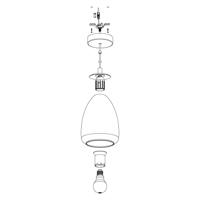Eglo HanglampAlobrase Ø 30cm - 98614 - thumbnail