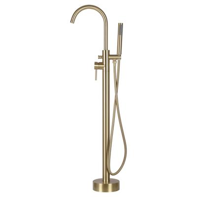 Vrijstaand Badkraan Differnz Klassiek Mat Goud Vrijstaand Badkraan Differnz Klassiek Mat Goud