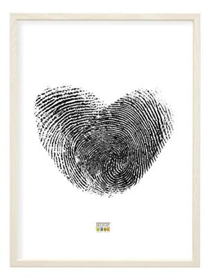 Deknudt Houten fotokader in licht witte kleur 20x30 S41JL1