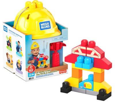 Otto Simon Fisher price - mega bloks bouwhelm met 20 bouwonderdelen