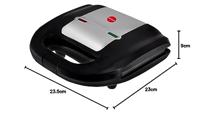 ELDOM ST11 sandwich maker 750 W Zwart, Zilver - thumbnail