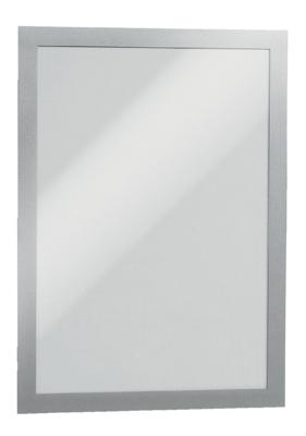 Durable 487223 DURAFRAME A4 - 4872 Infoframe, zelfklevend DIN A4 Zilver (b x h) 236 mm x 322 mm 2 stuk(s)