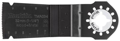Makita Accessoires Bi-metalen invalzaag met afgeronde zaagkant TMA034 I32 BiM H+M GZ - B-39257 Makita Accessoires Bi-metalen invalzaag met afgeronde zaagkant TMA034 I32 BiM H+M GZ - B-39257