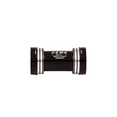 Shimano Cema bracketas bb30 interlock -rvs-zwart
