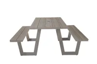 Vita Massa rechthoekige picknicktafel XL - Taupe | Pre-order - thumbnail