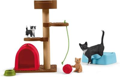 Schleich - Entertainment voor schattige katten - 42501 - thumbnail