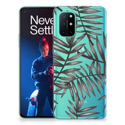 OnePlus 8T | TPU Case | Leaves Grey OnePlus 8T | TPU Case | Leaves Grey