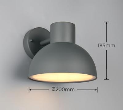 Trio Design wandlampjeElbe antraciet - 262360142