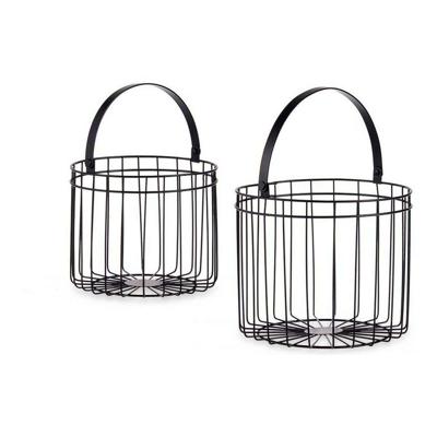 Basket spelset Gift Decor JY19149BK JY19149BK Zwart Metaal Cilindrisch