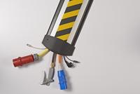 Serpa Kabelbrug 5.01005.9022 TPE (geurloos rubbermengsel) Zwart, Geel Aantal kanalen: 6 1500 mm Inhoud: 1 stuk(s) - thumbnail