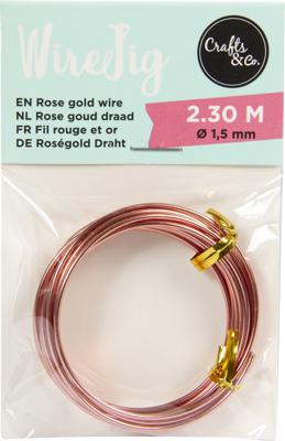 Wire Jig Draad - Roségoud