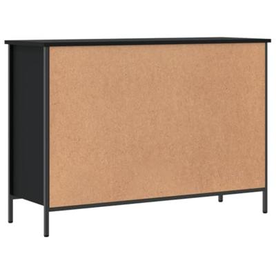 VidaXL Schoenenkast 100x35x70 cm bewerkt hout zwart