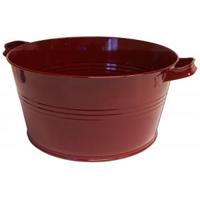 Zinken teil groot wijnrood - thumbnail