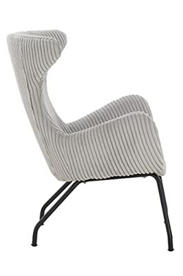 Artistiq Fauteuil 'Ariel' Rib, kleur grijs