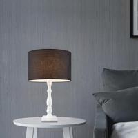 Home sweet home tafellamp Woodi ↕ 38 cm - wit - thumbnail