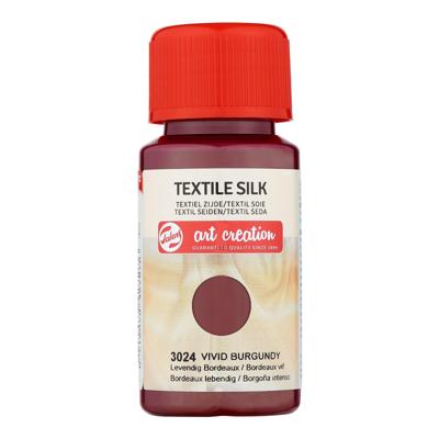 Talens Art Creation • textiel silk 50 ml levendig bordeaux