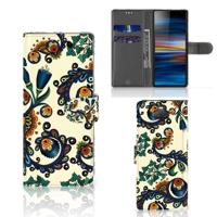 Wallet Case Sony Xperia 10 Barok Flower - thumbnail