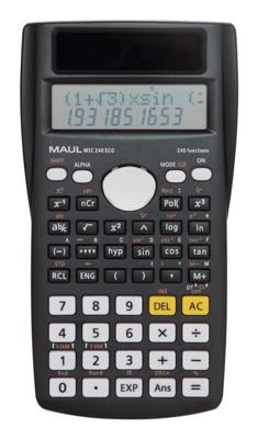 Maul MSC 240 ECO Bureaurekenmachine Zwart Aantal displayposities: 10 werkt op zonne-energie (l x b x h) 16.1 x 8.5 x 2.1 cm