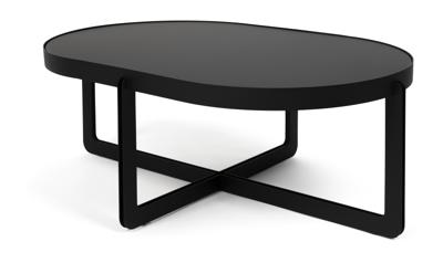 Zuiver Ovale Salontafel 'Centre' 102 x 68cm, kleur Zwart