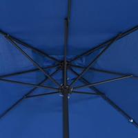 Tuinparasol Blauw en Zwart 295 x 295 x 245 cm - thumbnail