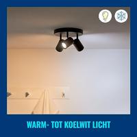 WiZ 3-lichts opbouwspotImageo smart - zwart - 929003211001 - thumbnail