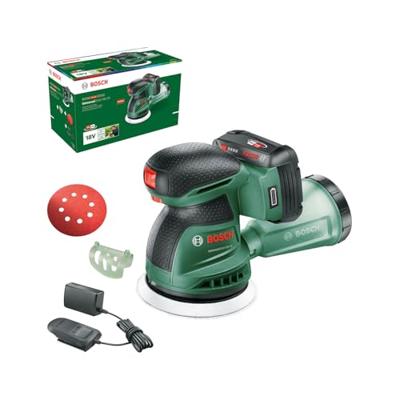 Bosch Groen UniversalOrbit 18V-20 Accu-excenterschuurmachine | Inclusief 2,0 Ah Accu & AL18V20 Lader - 06033E4102