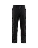 Blåkläder Industrie werkbroek stretch met kniezakken 14481832 | Zwart/High-Vis Geel | Maat 54 - 7330509760192 - thumbnail