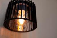 Shyne Muurlamp Zwart - thumbnail