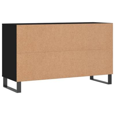 VidaXL Schoenenkast 102x36x60 cm bewerkt hout zwart