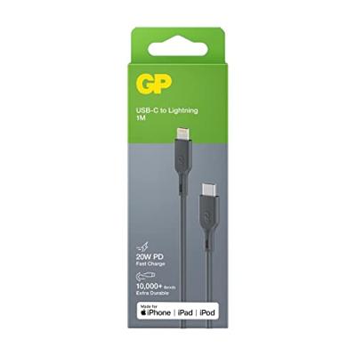 GP GPCBCL1PGYUSB221 USB-laadkabel USB 2.0 USB-C stekker, Apple Lightning stekker 1.00 m Grijs