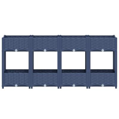 Plantenbak verhoogd 160x40x71 cm polypropyleen Plantenbak verhoogd 160x40x71 cm polypropyleen