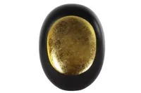 theelichthouder eggy mat zwart/goud l Countryfield - Countryfield - thumbnail