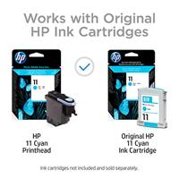 Printkop HP 11 Printkop Cyaan - thumbnail