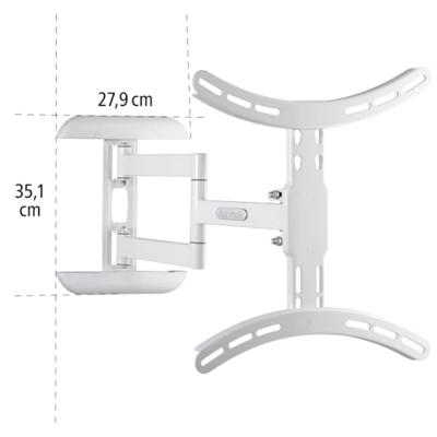 Hama Tv-muurbeugel Draaibaar Kantelbaar Uittrekbaar 165 Cm (65) Tot 35 Kg