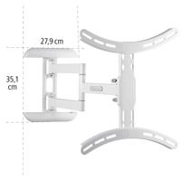 Hama Tv-muurbeugel Draaibaar Kantelbaar Uittrekbaar 165 Cm (65) Tot 35 Kg - thumbnail