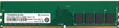 Transcend ts3200hlb-8g dimm, 8gb, ddr4 3200 mhz, u-dimm, 1rx8, 1gx8, cl22, 1.2v