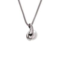 Skagen SKJ0089040 sieradenhalsketting Zilver Roestvrijstaal Vrouw Kristal, Parel - thumbnail