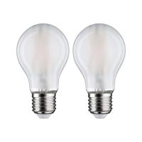 Paulmann 28924 LED-lamp Energielabel E (A - G) E27 Peer 7 W = 60 W Neutraalwit (Ø x h) 60 mm x 106 mm 2 stuk(s) - thumbnail