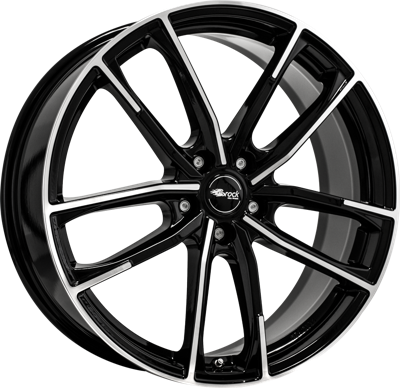 BROCK B38 Zwart gepolijst