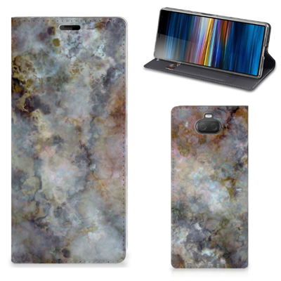 Sony Xperia 10 Plus | Standcase | Marmer Grijs Sony Xperia 10 Plus | Standcase | Marmer Grijs